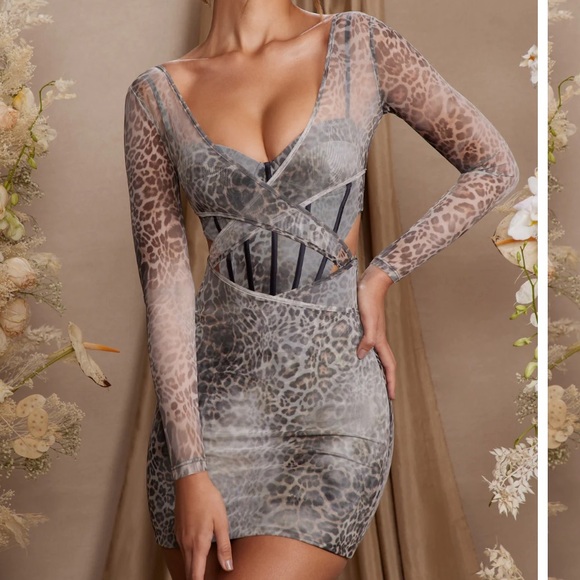 Oh Polly Cheetah Dress - Picture 1 of 3